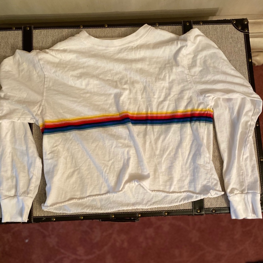 brandy cropped top long sleeve